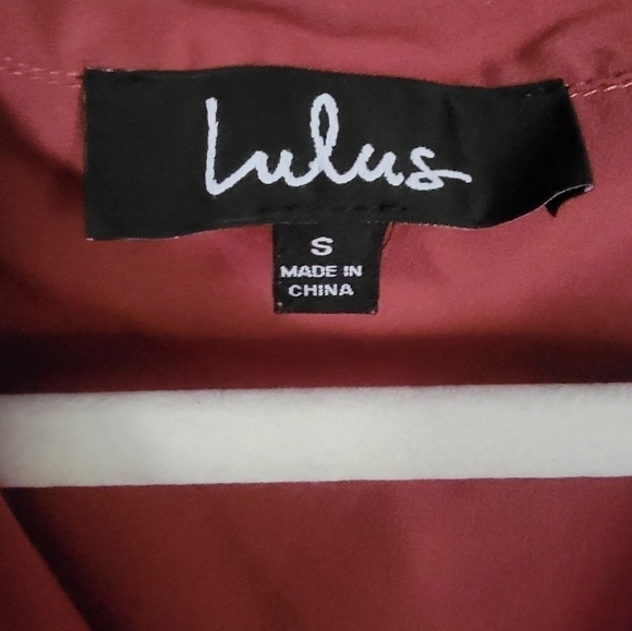 Lulus Button Down Blouse - Picture 2 of 3